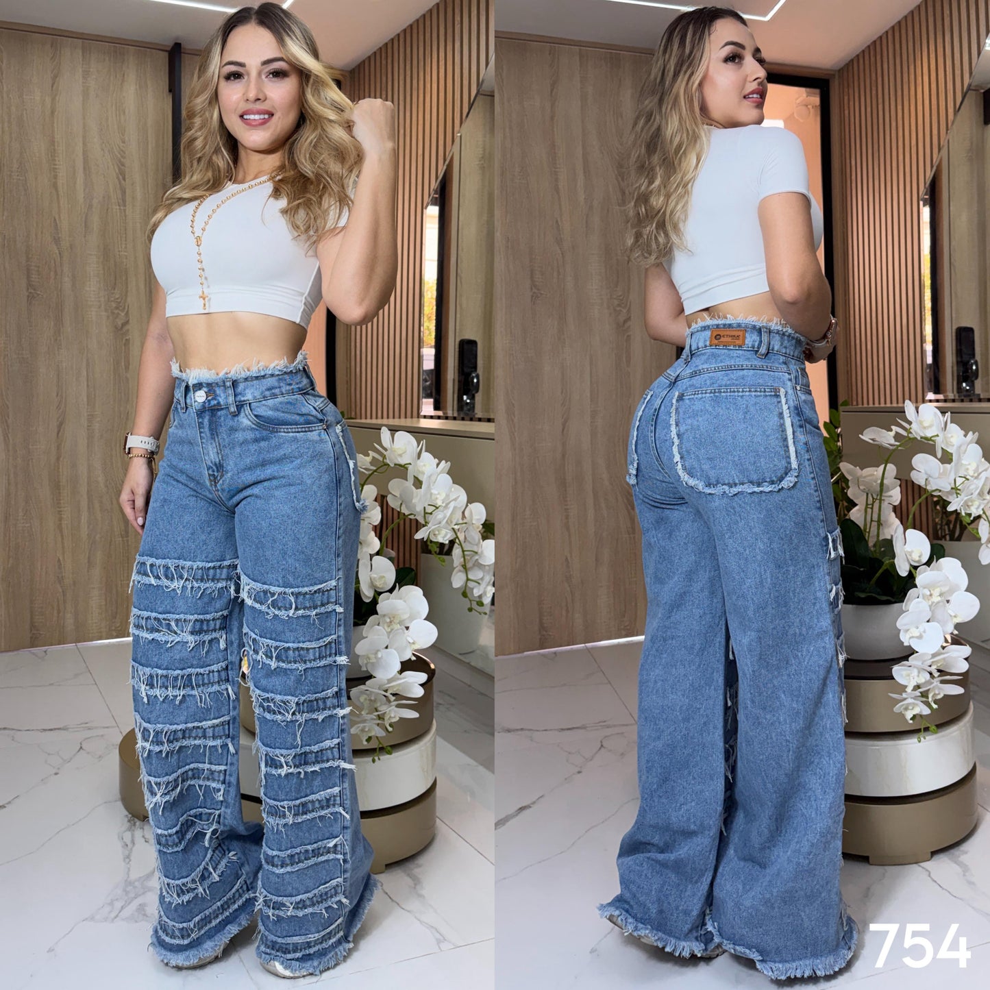 JEANS PALAZZO REF:754