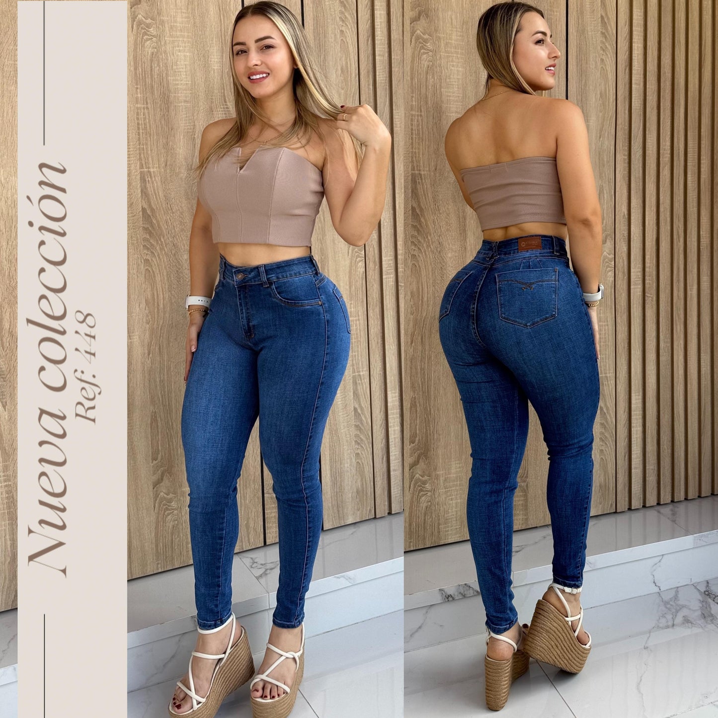JEANS DAMA DE 1 BOTON REF:448