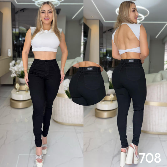 JEANS SKINNY CLASICO REF: 708 NEGRO