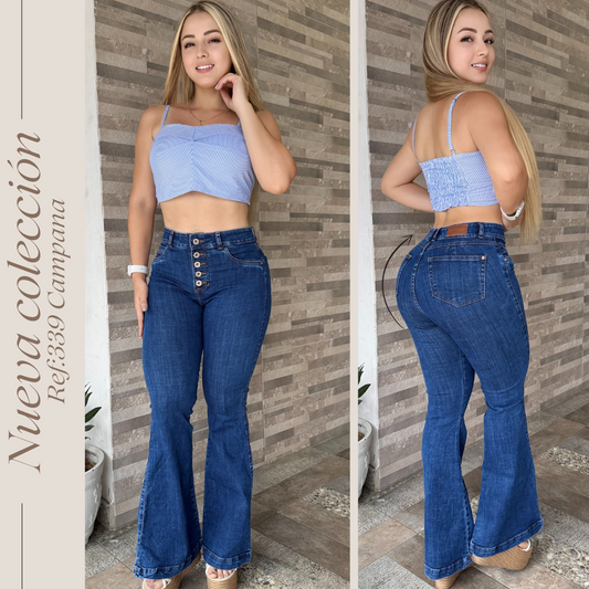 JEANS BOTA CAMPANA TONO MEDIO RF:339