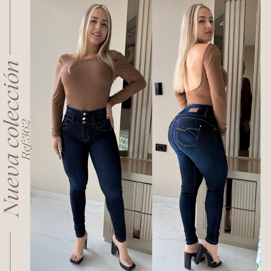 JEANS 3 BOTONES AZUL FROSTER REF:362