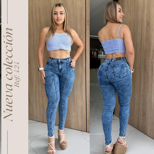 JEANS LEVANTA COLA DE 1 BOTON REF:424