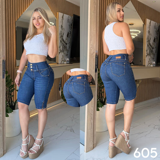 JEANS TORERO DE 3 BOTONES TONO MEDIO RF:605