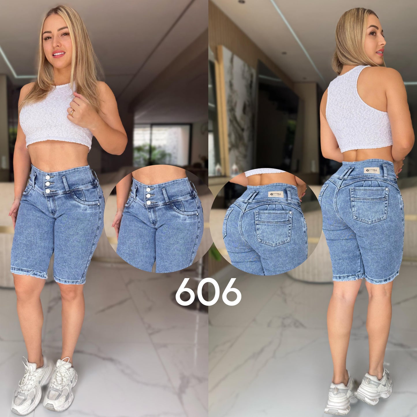 JEANS TORERO DE 3 BOTONES FROSTER CLARO RF:606